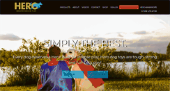 Desktop Screenshot of herodogtoys.com