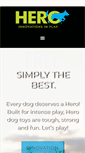 Mobile Screenshot of herodogtoys.com