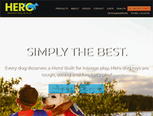 Tablet Screenshot of herodogtoys.com